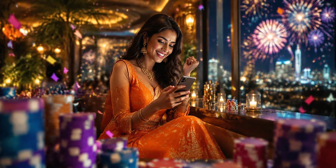 User checking lottery results on mobile app in India